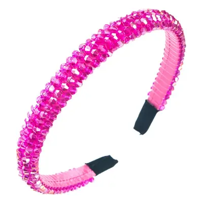 Crystal Hair Hoop Yellow European Style