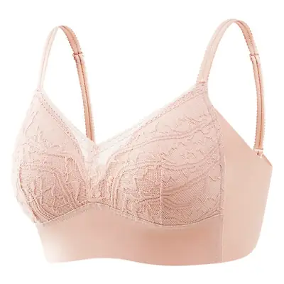 New French Style Lace Underwear Women's Rimless Thin Comfortable Breathable Push-up Bra
