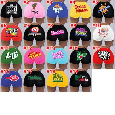 Super Thick Printed Hot Pink Yoga Shorts for Women