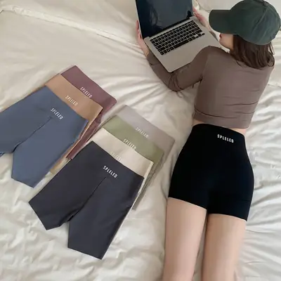 Women's Shark Skin Anti-Exposure Leggings High Waist