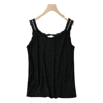Plus Size Black Lace Camisole 2025 New Style