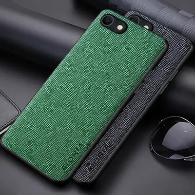 Classic Saffiano Leather Case for iPhone 13 Pro Max Blue