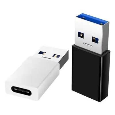 Type-C to USB30 Adapter Fast Charging Black White