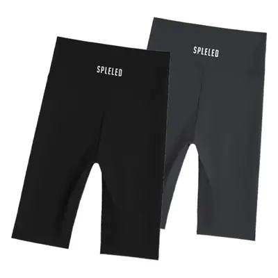 Women's Black Five Point Shark Pants Large