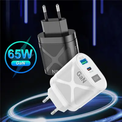 GaN 65W Universal Charging Power for Mobile & Laptop