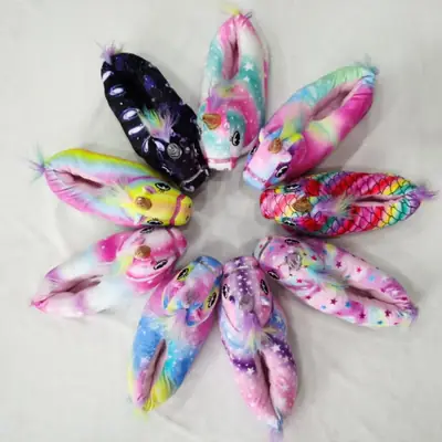 New Cartoon Pajamas Matchinging Shoes Starry Sky Pegasus Matching Shoes Autumn and Winter Bag Heel Thick Cotton Slippers Warm Home Shoes