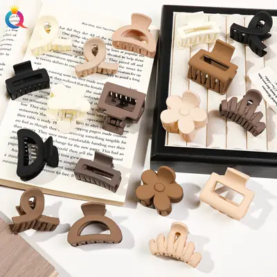 Frosted Hair Clip for Women Men with Back Head Coil Design