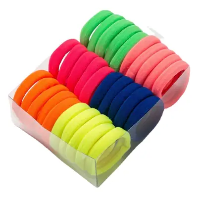 High Elastic Rubber Hair Towel Rings Multi Color Pack