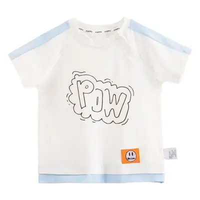 Kids Summer T-Shirt White Pink Short Sleeve 2022
