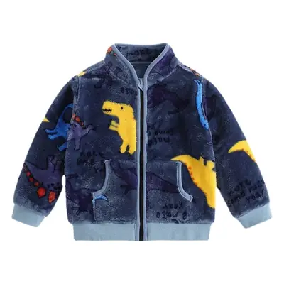 Children's Flannel Jacket Brown Bear Print Spring Autumn 2025