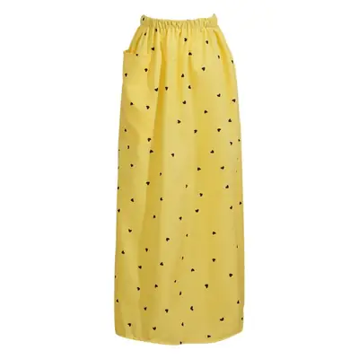 Light Printed Cycling Leg Protector Skirt Apron Blue Floral