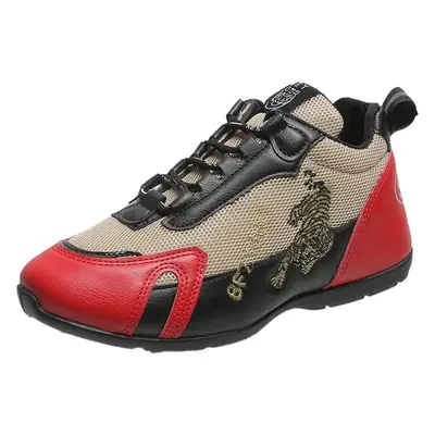 Women's 2023 Casual Sneakers Red White Black Low-top Cross-border