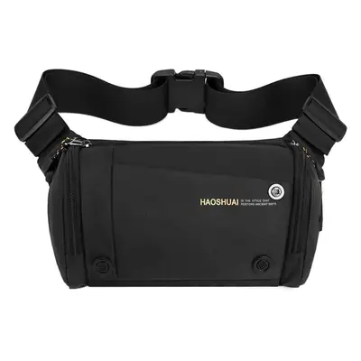 Men's Navy Blue Crossbody Chest Bag Large Capacity