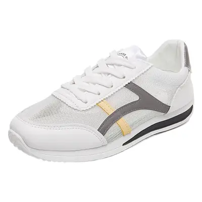Women White Mesh Casual Shoes 2025 Summer