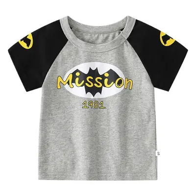Korean Style Boys T-Shirt 2023 Thin Breathable Summer