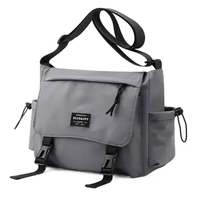Men's Black Crossbody Bag with Adjustable Strap