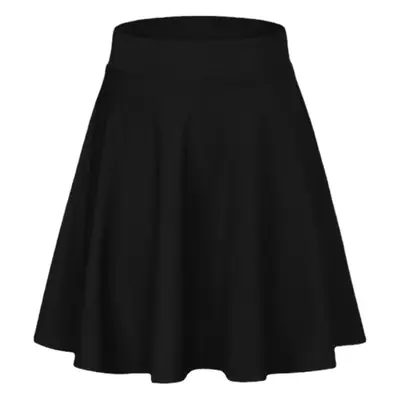 Black A-Line Skirt Women's Summer High Waist