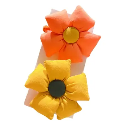 Cute Flower Plaid Hair Band for Girls Kids