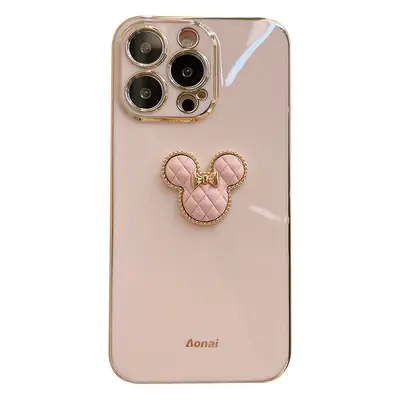 Cute Bear Head iPhone15 Case Drop Proof Silicone