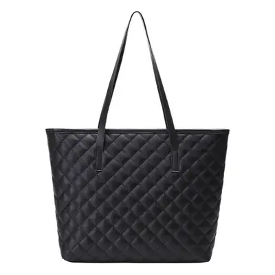 2022 Women Embroidered Tote Bag Black White Pink Large Capacity