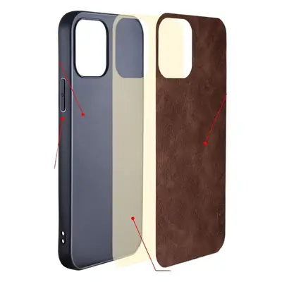 Xiaomi Mi 11 Pro Phone Case Black Litchi Pattern