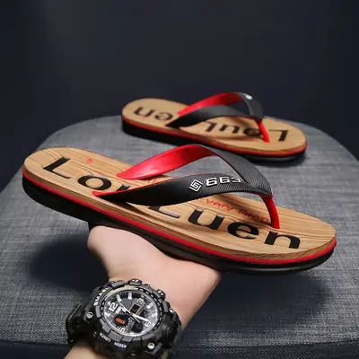 Slippers Men's 2022 New Summer Trendy Casual Flip-Flops Men's Fashionable Outer Wear Sandals and Slippers for Men