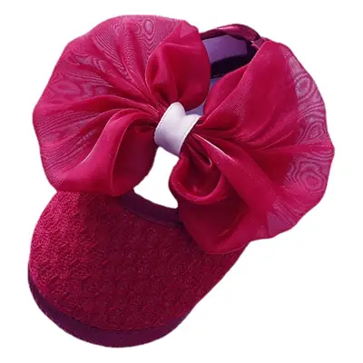 2022 new spring and autumn baby shoes hair band suit 0-1 year old baby shoes soft bottom toddler princess shoes 3-8 months