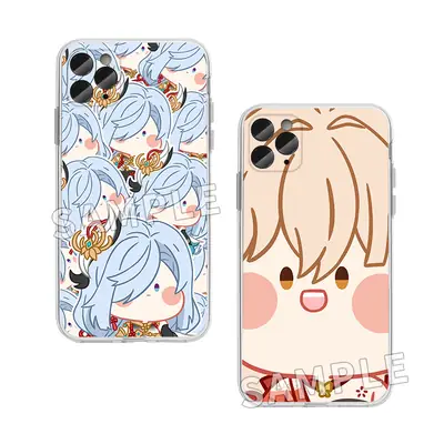 Genshin Impact Anime Phone Case for iPhone 13
