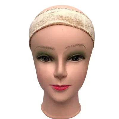 Velvet Hair Band Wig Cap for Women