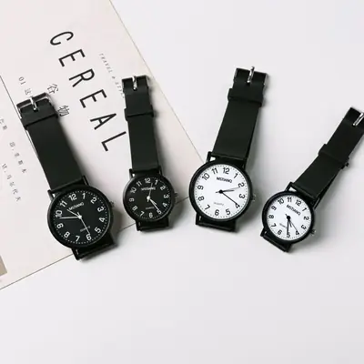 Quartz Watch for Civil Service Students, High School and College Entrance Examination, Niche Ins Style Simple Cold Style Men's and Women's Watches Wholesale
