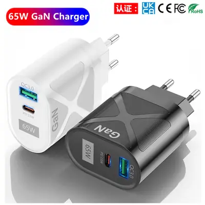 GaN 65W Universal Charging Power for Mobile & Laptop
