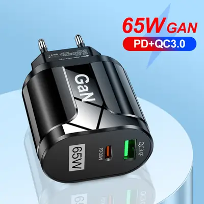 65W GAN Fast Charging Mobile Phone Charger