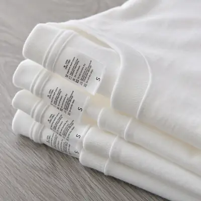250g Cotton Crewneck T-Shirt Men Spring Summer Wear
