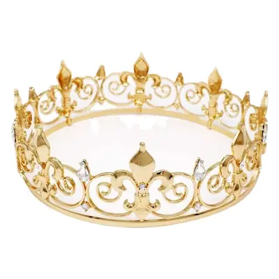 Gold Crown King Birthday Party Hair Crown