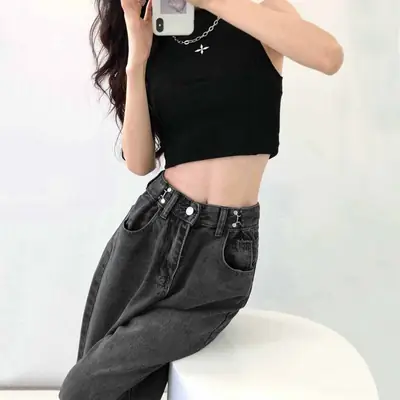 Wide Leg Pants for Girls High Waist Slimming