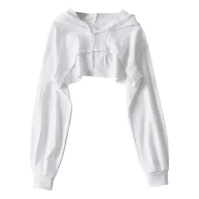 Women Crossbody Hoodie Silver Asymmetrical 2025