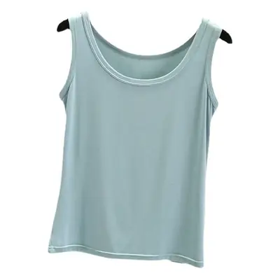 Women's Light Pink Camisole Large Size Stretch Modal