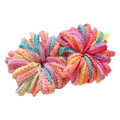 Rubber Hair Ties for Girls 93cm Rainbow
