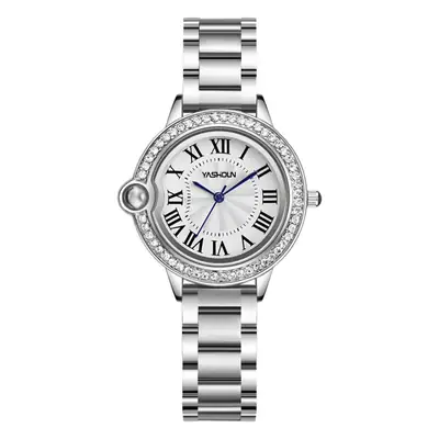 Women's 2022 Luxury Quartz Watch with Diamond Case