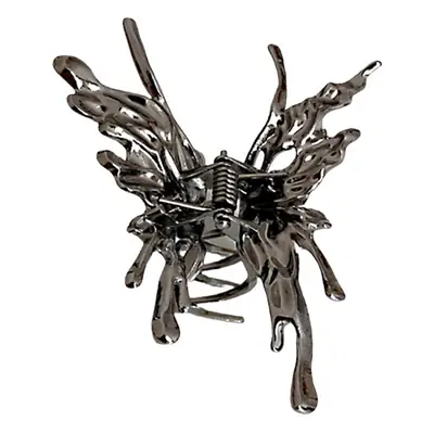 European & American Exaggerated Butterfly Hairpin Clips Metal Cold Wind Back Head Shark Clip Design