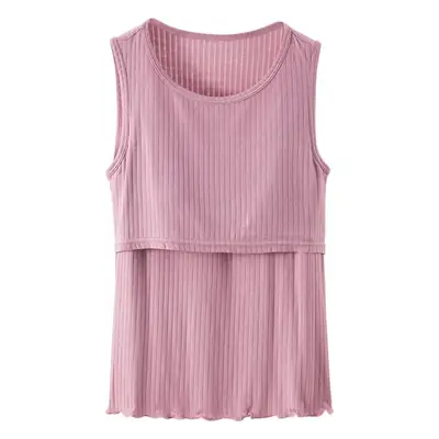 Pink Sleeveless Maternity Vest Large 90kg