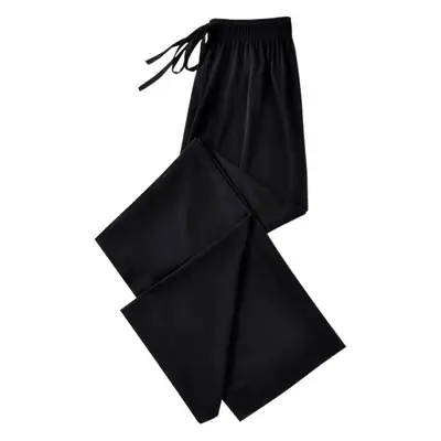 Women's Black Wide Leg Pants Summer 2022