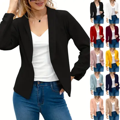 2024 Spring & Fall Double Layer Suit Jacket for Women