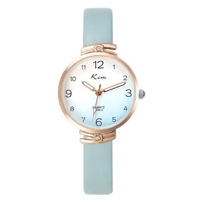 Card Mystery ins Style Student Watch Women's Harajuku Simple Gradient Thin Strap Waterproof Electronic Quartz Watch for Junior High School