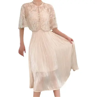 White Lace Cardigan Shawl for Women Summer 2025
