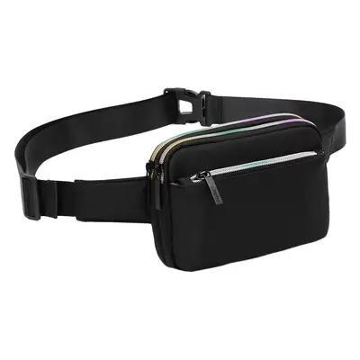 Women's Multi-Layer Crossbody Bag with Built-In Compartment