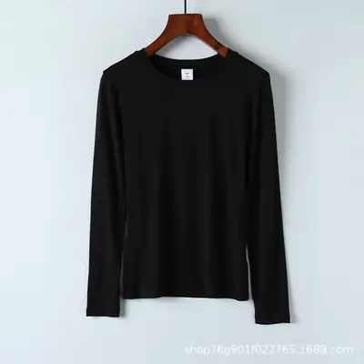 Men Modal Crewneck T-Shirt 2022 Spring Summer