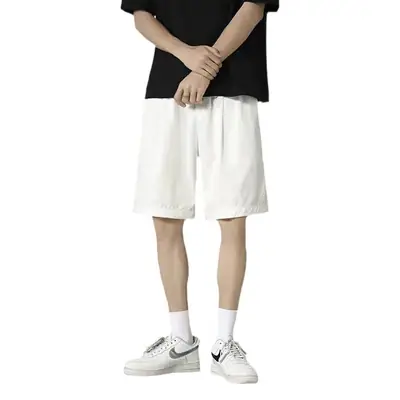 Men Ice Mesh Shorts Black Quick Dry Sports Pants