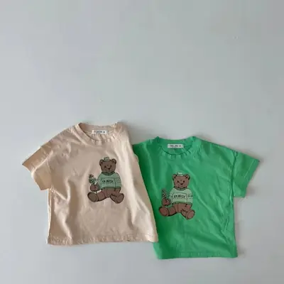 INS Baby Green Bear Short Sleeve T-Shirt