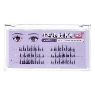 Devil Glue False Eyelashes Single Cluster Segmented Grafting